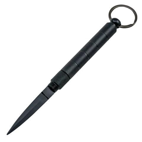 Kubotan Keychain Hidden Knife - Inside The Bars