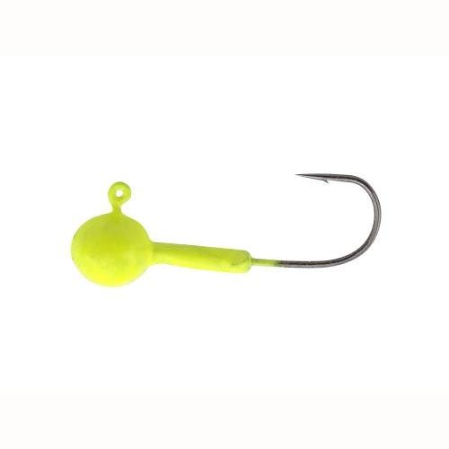 Leland Crappie Magnet Double Cross Heads 5ct 1/8oz Chartreuse - Inside The Bars