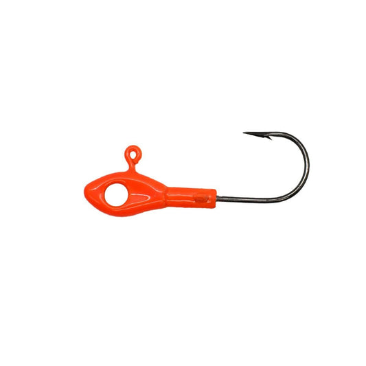 Leland Crappie Magnet Eye Hole Minnow Heads 5ct 1/16oz Orange - Inside The Bars