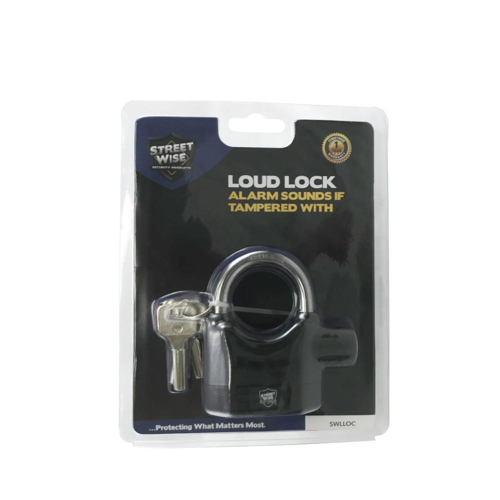 Loud Lock Padlock with Alarm - Inside The Bars