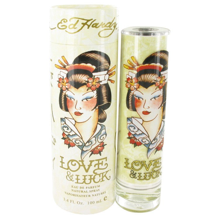 Love & Luck by Christian Audigier Eau De Parfum Spray 3.4 oz for Women - Inside The Bars