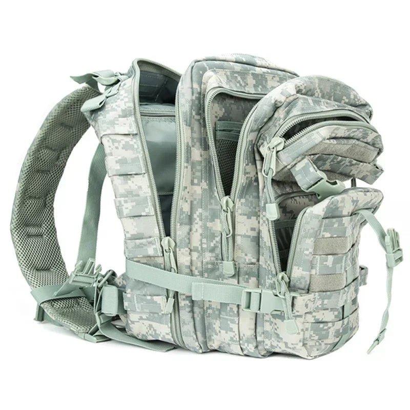 LQARMY 35L Molle Tactical Rucksack for Men and Women - Versatile Backpack for Travel, Camping, Hunting, and Hiking - Inside The Bars