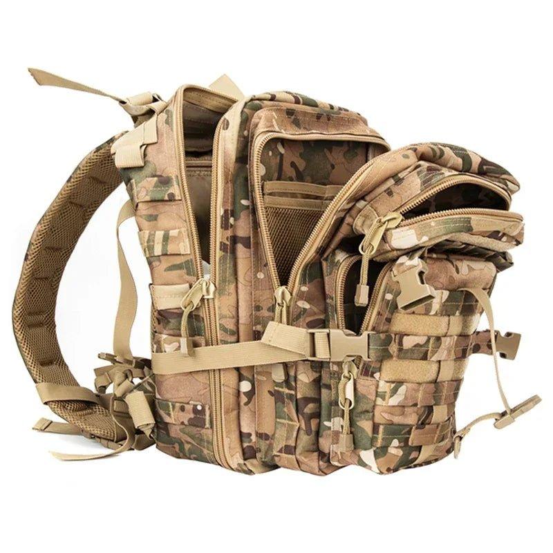 LQARMY 35L Molle Tactical Rucksack for Men and Women - Versatile Backpack for Travel, Camping, Hunting, and Hiking - Inside The Bars
