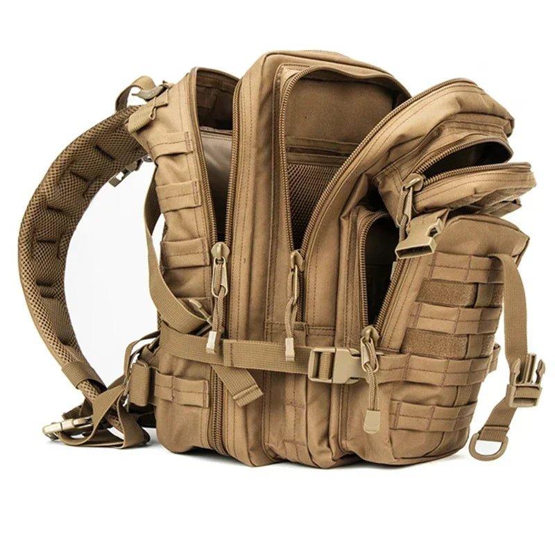 LQARMY 35L Molle Tactical Rucksack for Men and Women - Versatile Backpack for Travel, Camping, Hunting, and Hiking - Inside The Bars