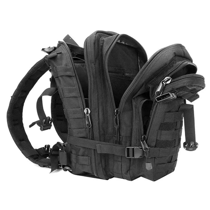 LQARMY 35L Molle Tactical Rucksack for Men and Women - Versatile Backpack for Travel, Camping, Hunting, and Hiking - Inside The Bars