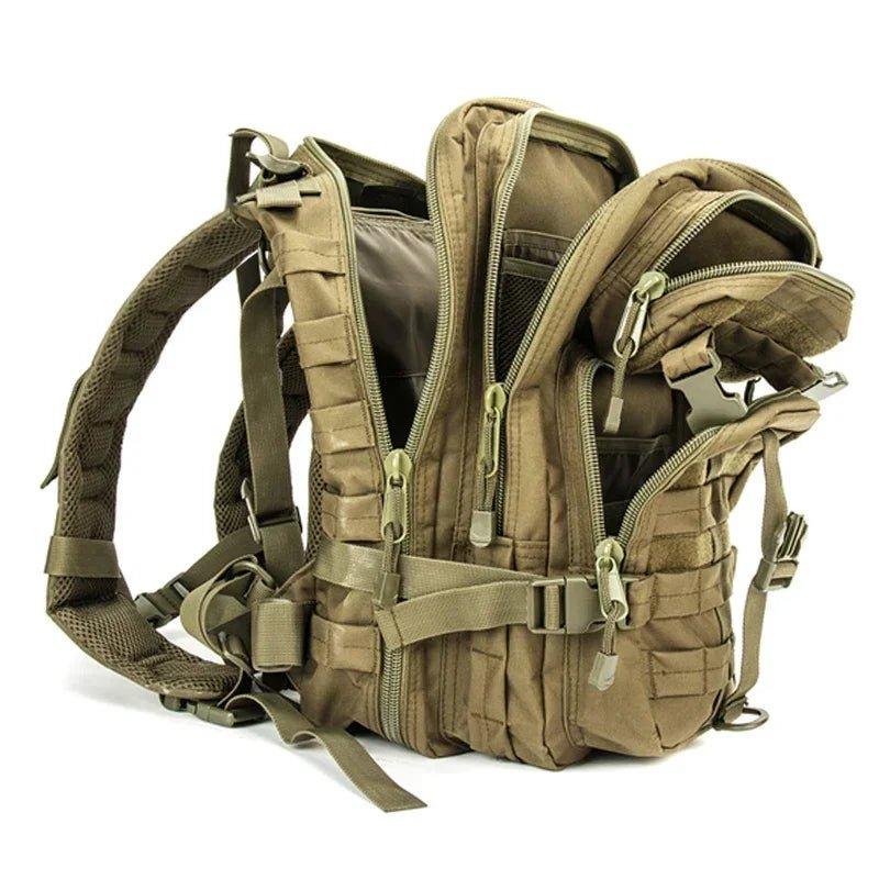 LQARMY 35L Molle Tactical Rucksack for Men and Women - Versatile Backpack for Travel, Camping, Hunting, and Hiking - Inside The Bars