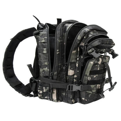 LQARMY 35L Molle Tactical Rucksack for Men and Women - Versatile Backpack for Travel, Camping, Hunting, and Hiking - Inside The Bars