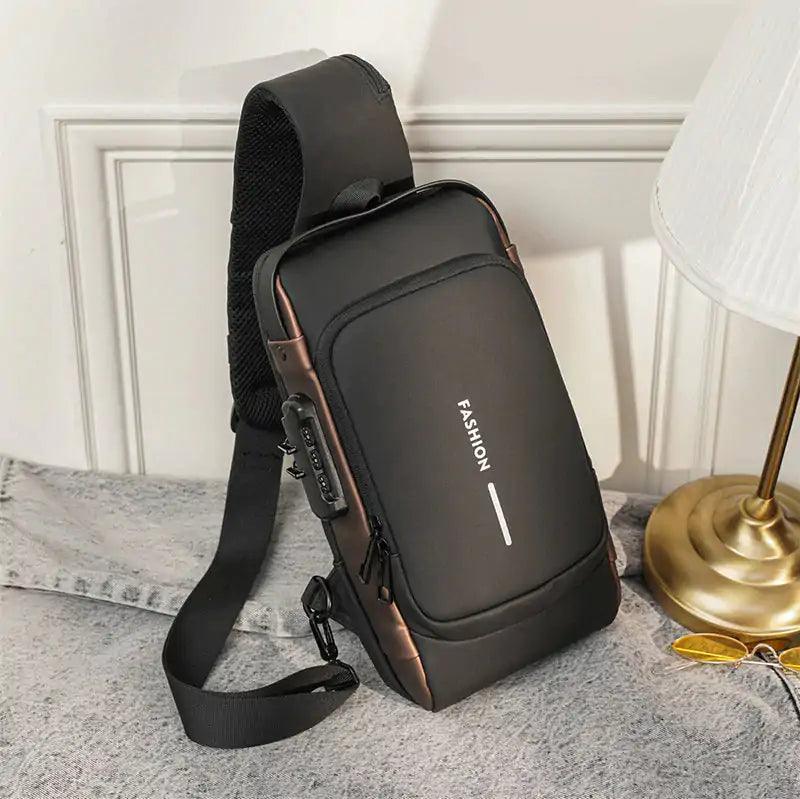 Luxury Leather Crossbody Bag - Inside The Bars