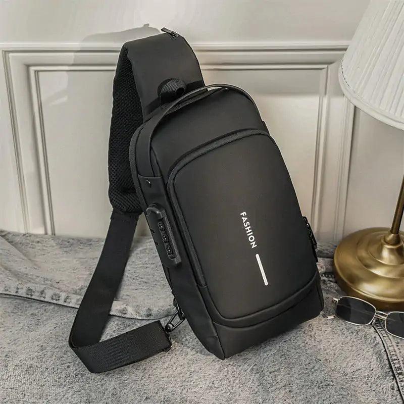 Luxury Leather Crossbody Bag - Inside The Bars