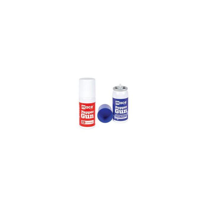 Mace Pepper Gun Refill Pack - 1 OC Cartridge & 1 Practice Water Cartridge - Inside The Bars