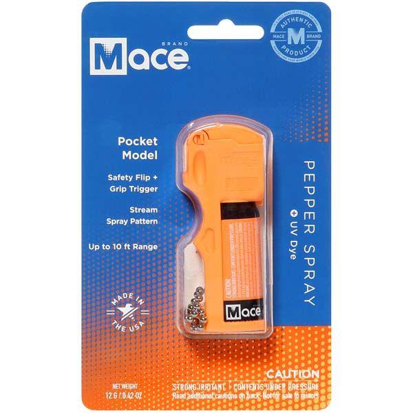 Mace® Stylish NEON ORANGE Compact Pepper Spray for Personal Safety - Inside The Bars