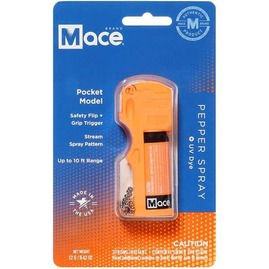 Mace® Stylish NEON ORANGE Compact Pepper Spray for Personal Safety - Inside The Bars