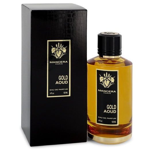 Mancera Gold Aoud by Mancera Eau De Parfum Spray (Unisex) 4 oz for Women - Inside The Bars