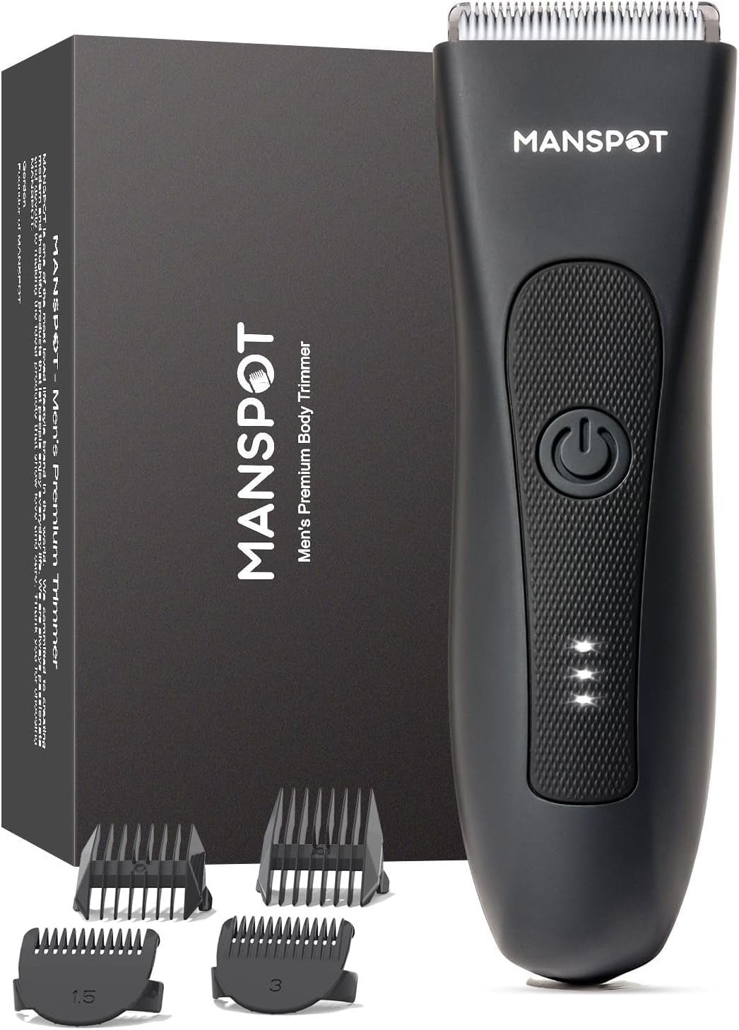 MANSPOT Electric Groin Hair Trimmer for Men Complete Grooming Kit - Inside The Bars