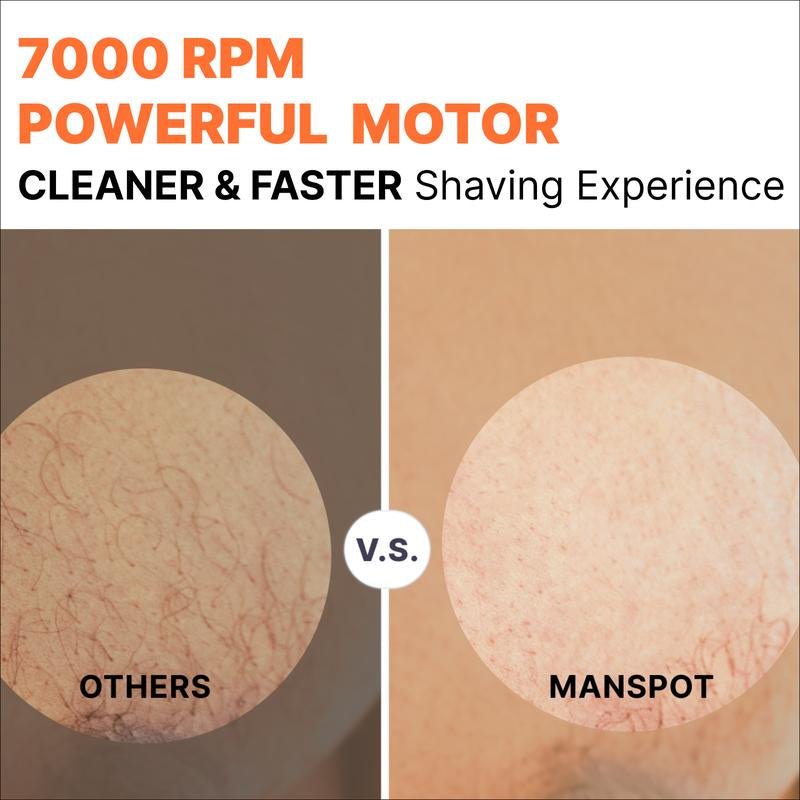 Manspot Super Smooth Body Hair Trimmer: Your Grooming Sidekick for a Hair - Raising Adventure! Perfect for Down Under—No Cuts, No Fuss, Just Pure Comfort! - Inside The Bars