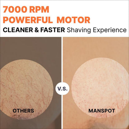 Manspot Super Smooth Body Hair Trimmer: Your Grooming Sidekick for a Hair - Raising Adventure! Perfect for Down Under—No Cuts, No Fuss, Just Pure Comfort! - Inside The Bars