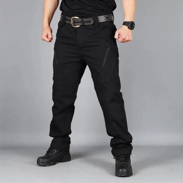 Men's Waterproof Tactical Cargo Pants, SWAT - Ready Combat Trousers with Versatile Pocket Design, Durable Outdoor Pants 2024 - Inside The Bars