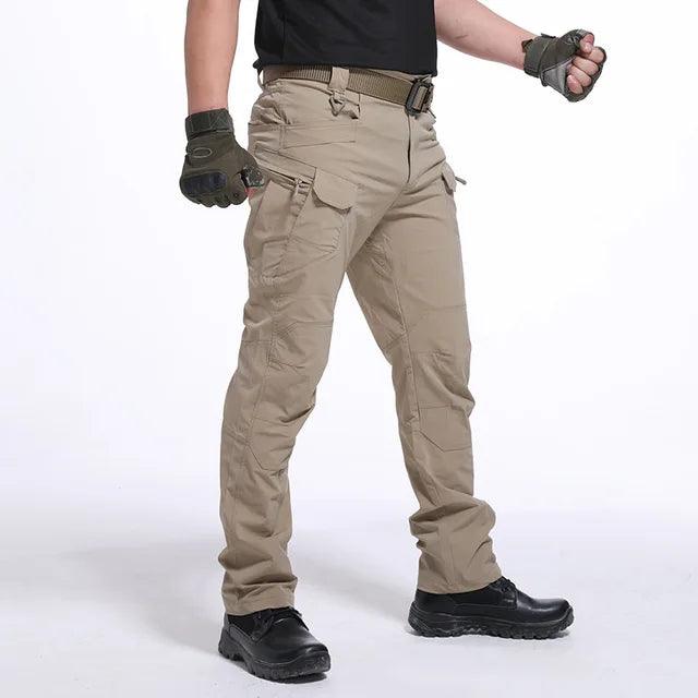 Men's Waterproof Tactical Cargo Pants, SWAT - Ready Combat Trousers with Versatile Pocket Design, Durable Outdoor Pants 2024 - Inside The Bars