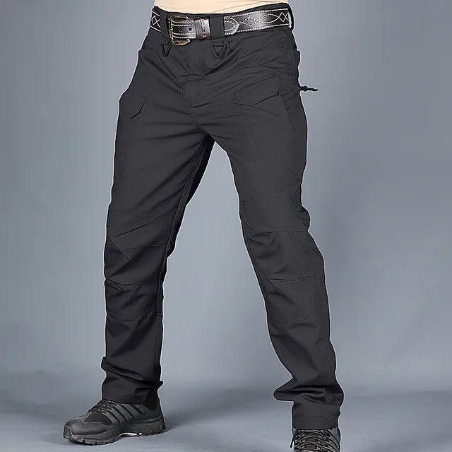 Men's Waterproof Tactical Cargo Pants, SWAT - Ready Combat Trousers with Versatile Pocket Design, Durable Outdoor Pants 2024 - Inside The Bars