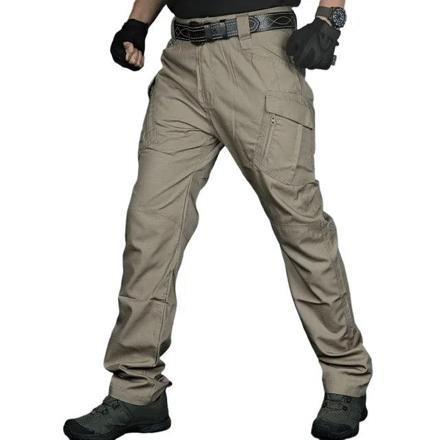 Men's Waterproof Tactical Cargo Pants, SWAT - Ready Combat Trousers with Versatile Pocket Design, Durable Outdoor Pants 2024 - Inside The Bars