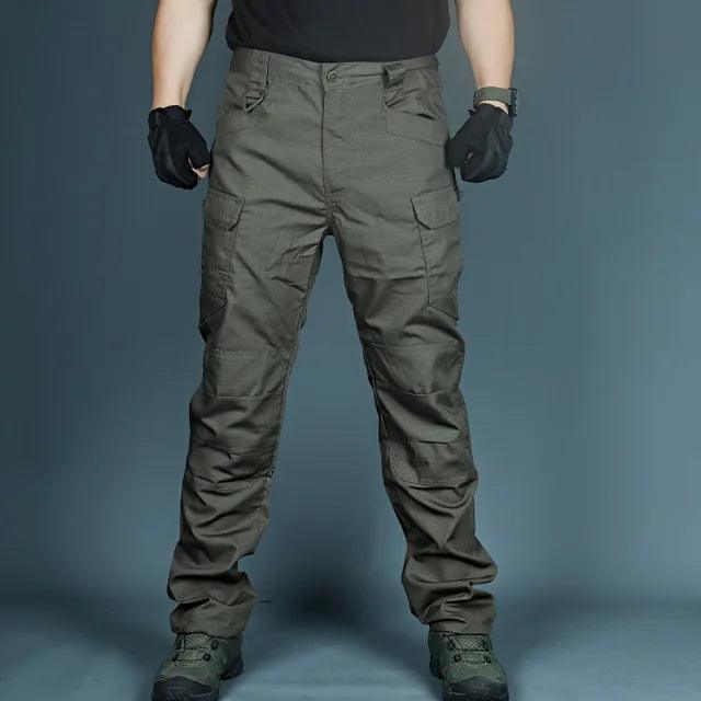 Men's Waterproof Tactical Cargo Pants, SWAT - Ready Combat Trousers with Versatile Pocket Design, Durable Outdoor Pants 2024 - Inside The Bars