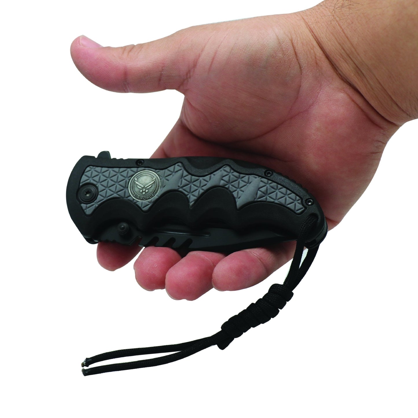 Military Medallion 8.5" Rescue Knife - Inside The Bars