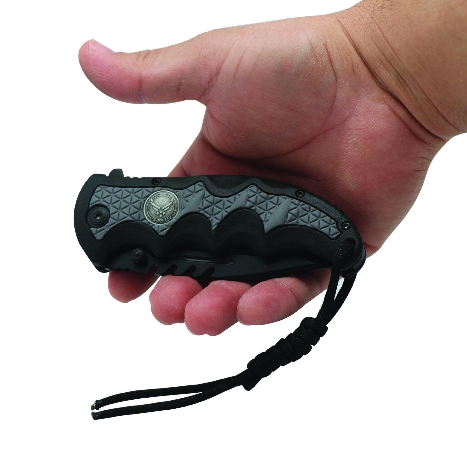 Military Medallion 8.5" Rescue Knife - Inside The Bars