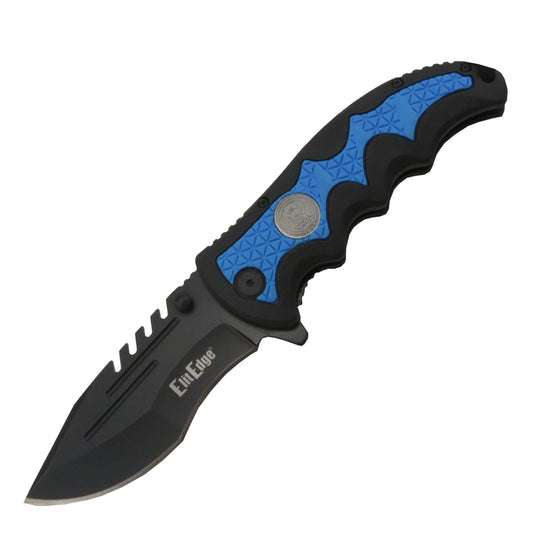 Military Medallion 8.5" Rescue Knife - Inside The Bars