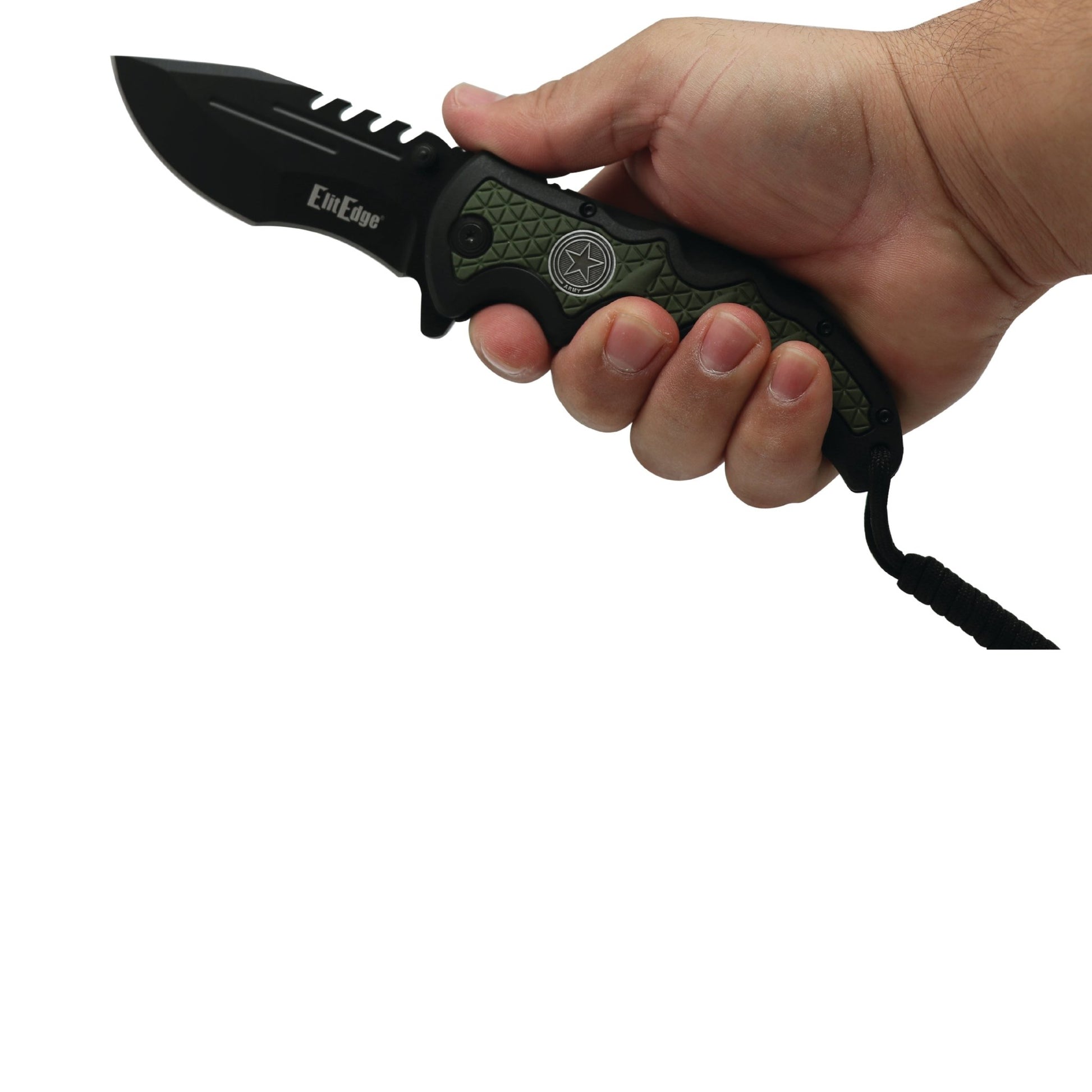 Military Medallion 8.5" Rescue Knife - Inside The Bars