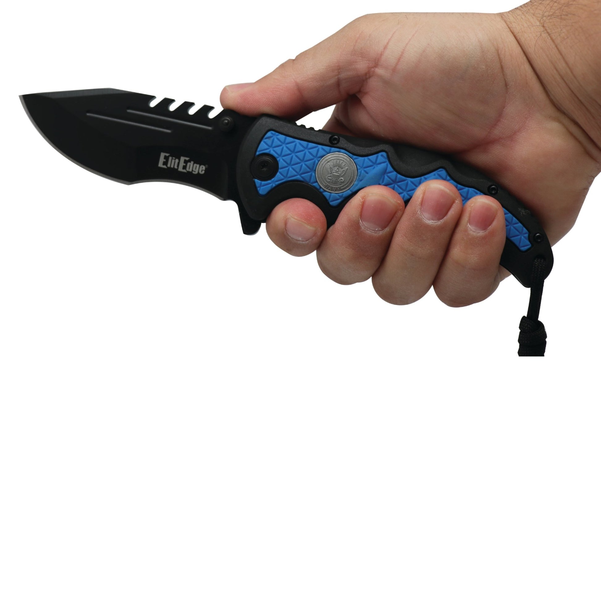 Military Medallion 8.5" Rescue Knife - Inside The Bars