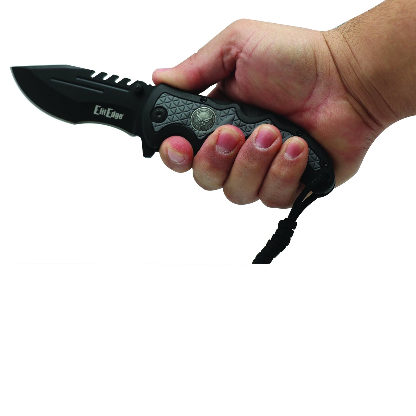 Military Medallion 8.5" Rescue Knife - Inside The Bars