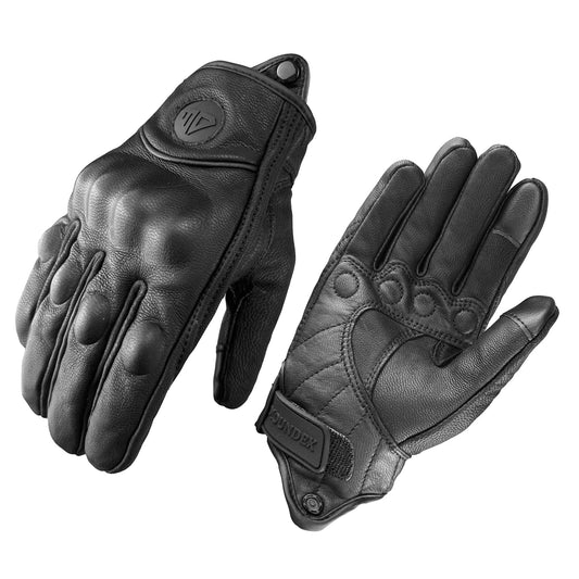 Motorcycle Gloves Men Women Moto Leather Cycling Winter Glove - Inside The Bars