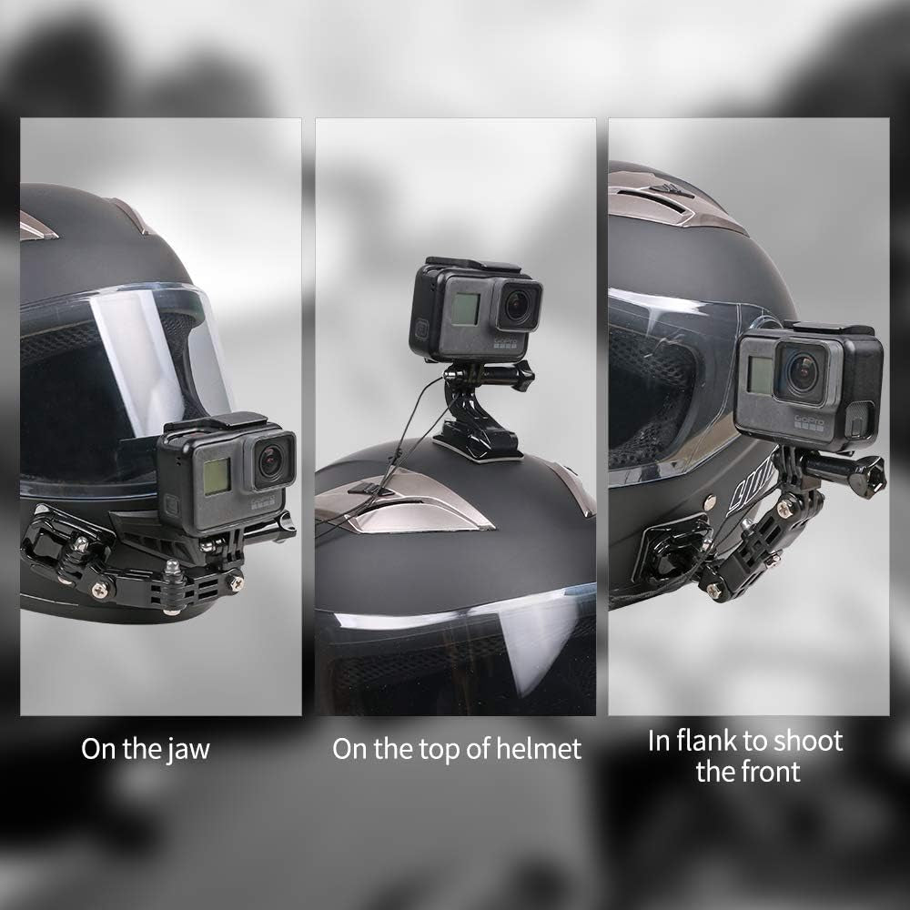 Motorcycle Helmet Chin Mount Kit for GoPro Hero Series - Inside The Bars
