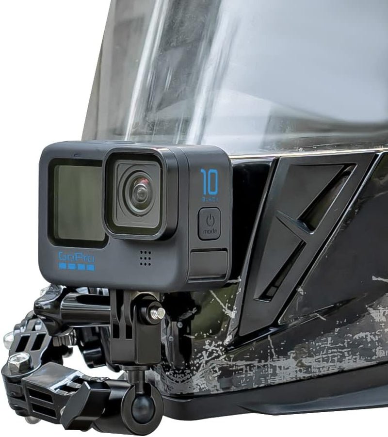 Motorcycle Helmet Chin Mount Kit for GoPro Hero Series - Inside The Bars