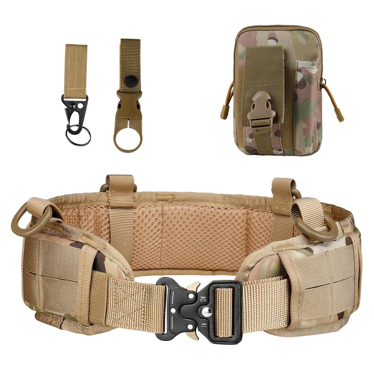 Multifunctional Nylon Cobra Tactical Waist Belt for Cross - Border Outdoor Activities and CS Field Battles - Inside The Bars