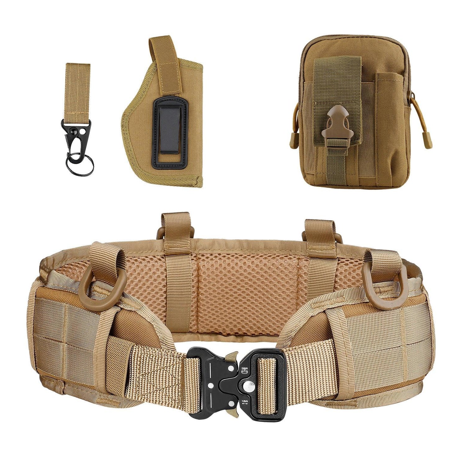 Multifunctional Nylon Cobra Tactical Waist Belt for Cross - Border Outdoor Activities and CS Field Battles - Inside The Bars