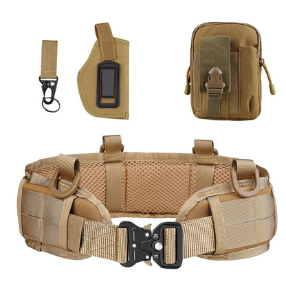 Multifunctional Nylon Cobra Tactical Waist Belt for Cross - Border Outdoor Activities and CS Field Battles - Inside The Bars