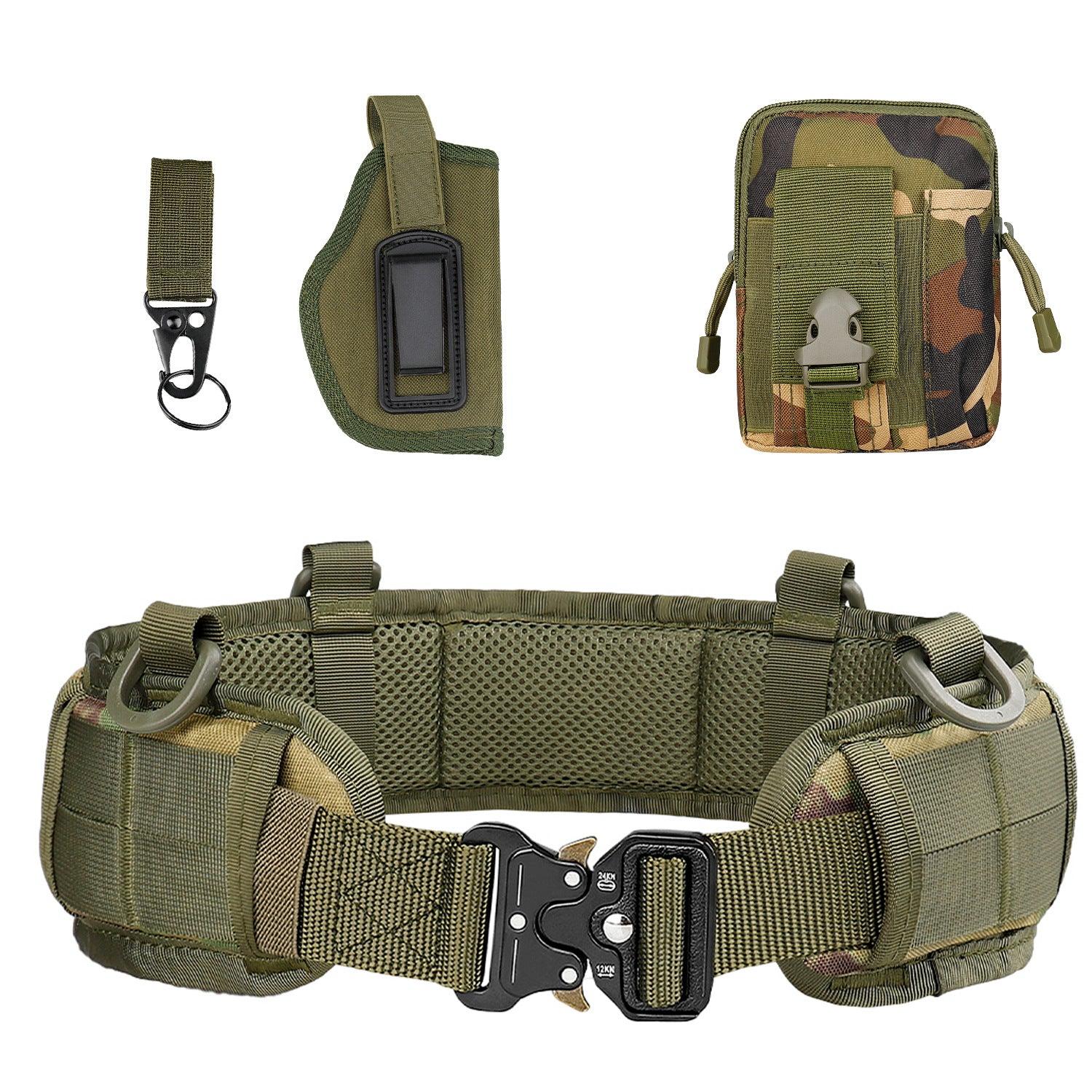 Multifunctional Nylon Cobra Tactical Waist Belt for Cross - Border Outdoor Activities and CS Field Battles - Inside The Bars
