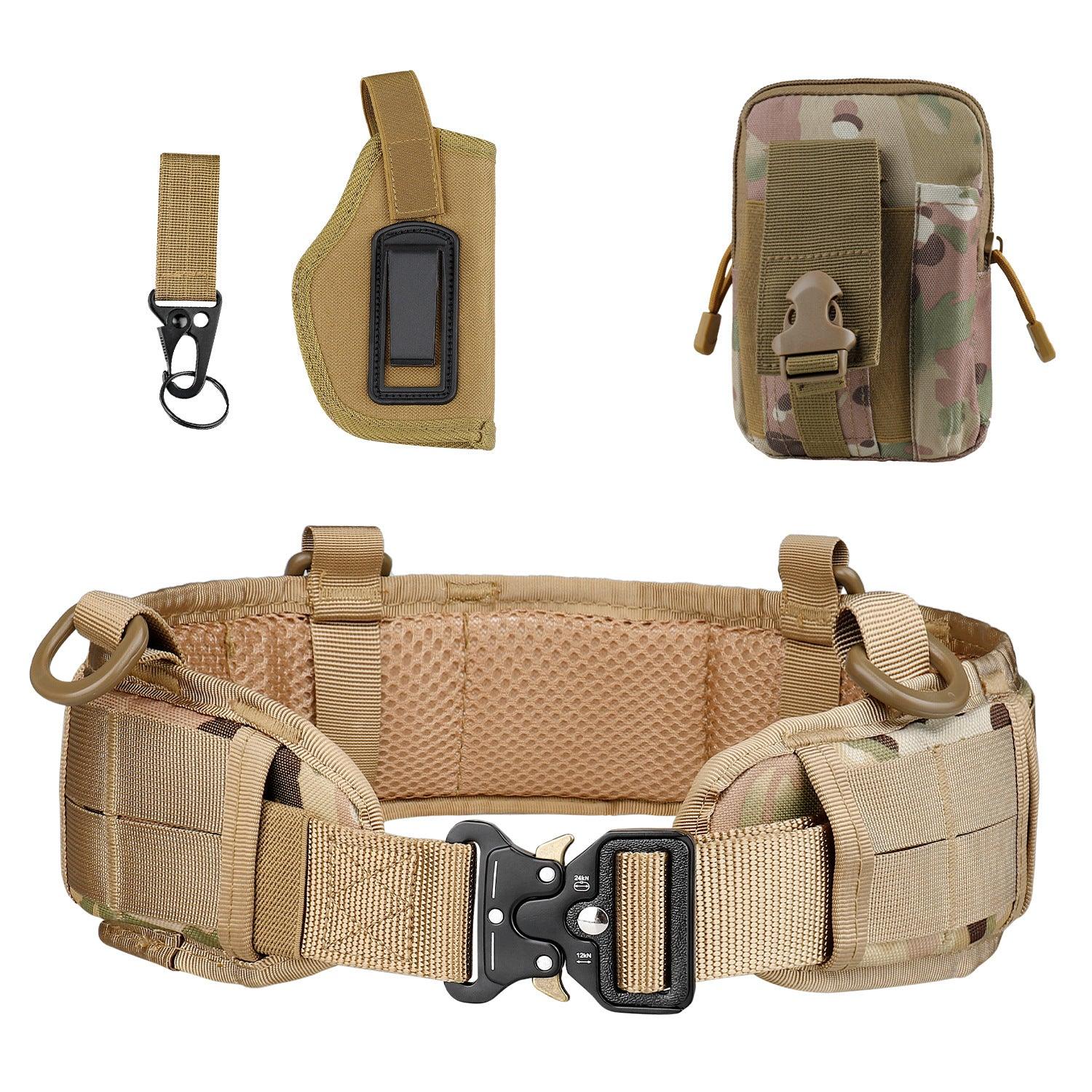 Multifunctional Nylon Cobra Tactical Waist Belt for Cross - Border Outdoor Activities and CS Field Battles - Inside The Bars