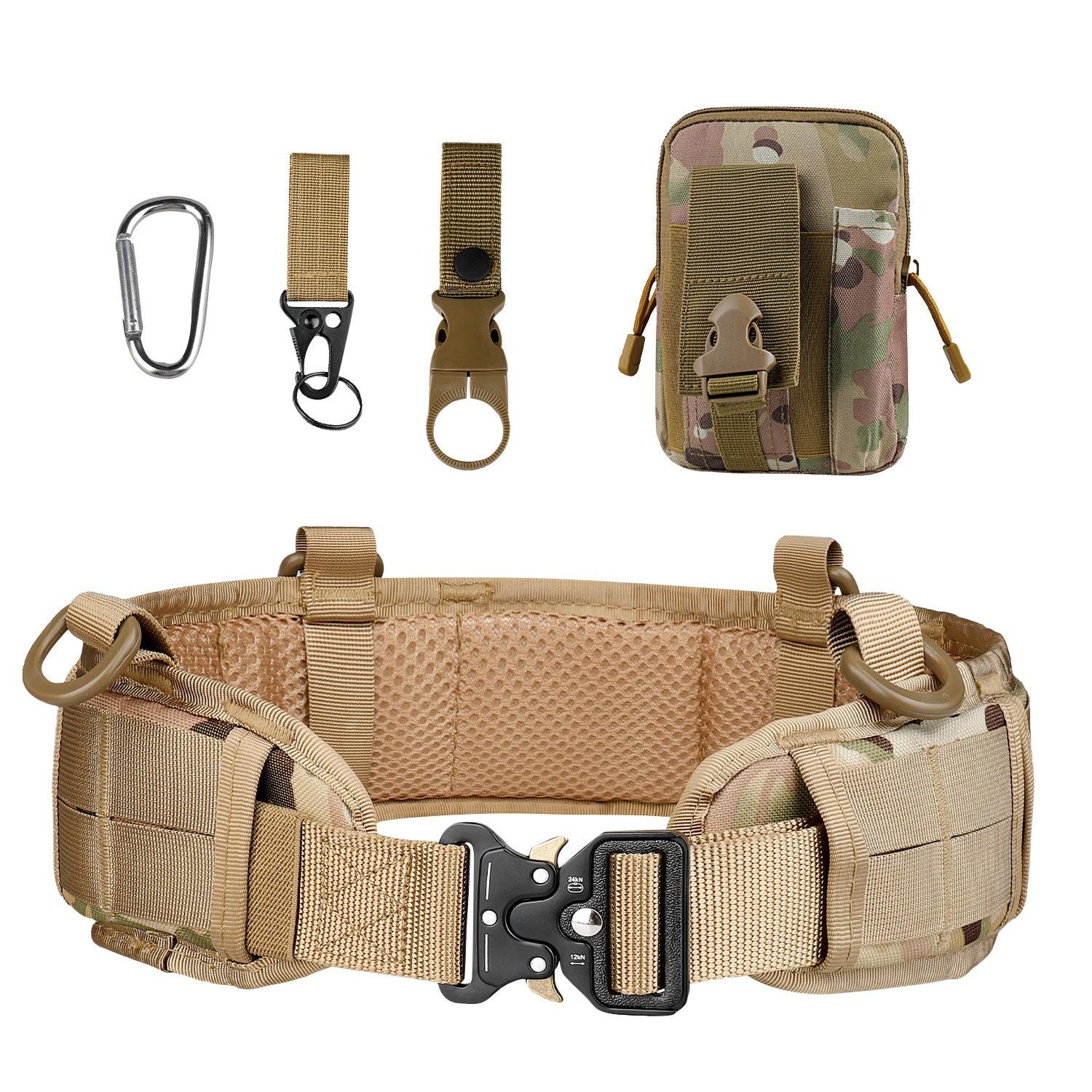 Multifunctional Nylon Cobra Tactical Waist Belt for Cross - Border Outdoor Activities and CS Field Battles - Inside The Bars