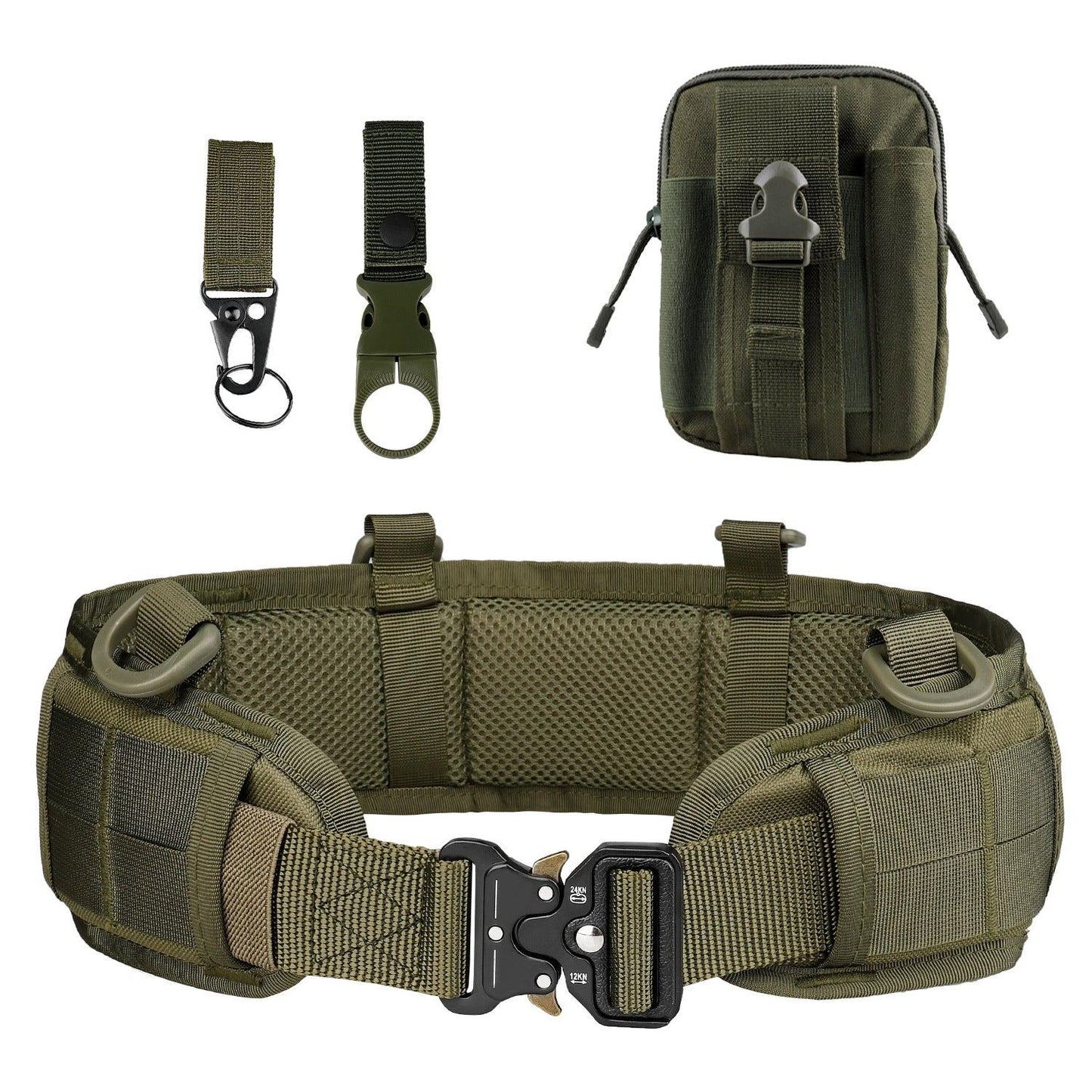 Multifunctional Nylon Cobra Tactical Waist Belt for Cross - Border Outdoor Activities and CS Field Battles - Inside The Bars