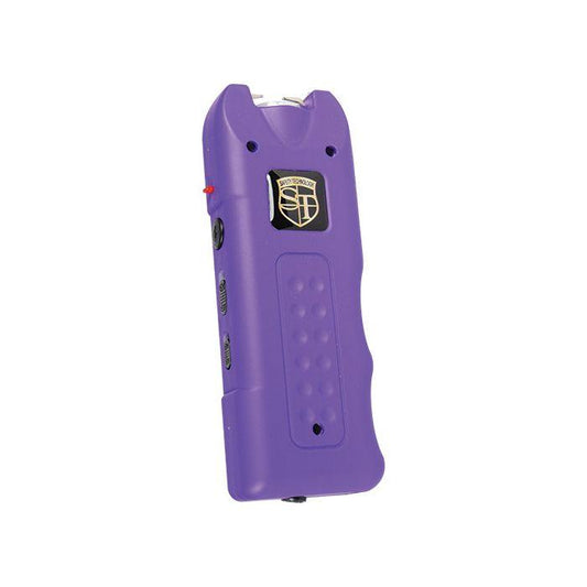 MultiGuard Stun Gun, Alarm, and Flashlight with Built in Charger Red - Inside The Bars