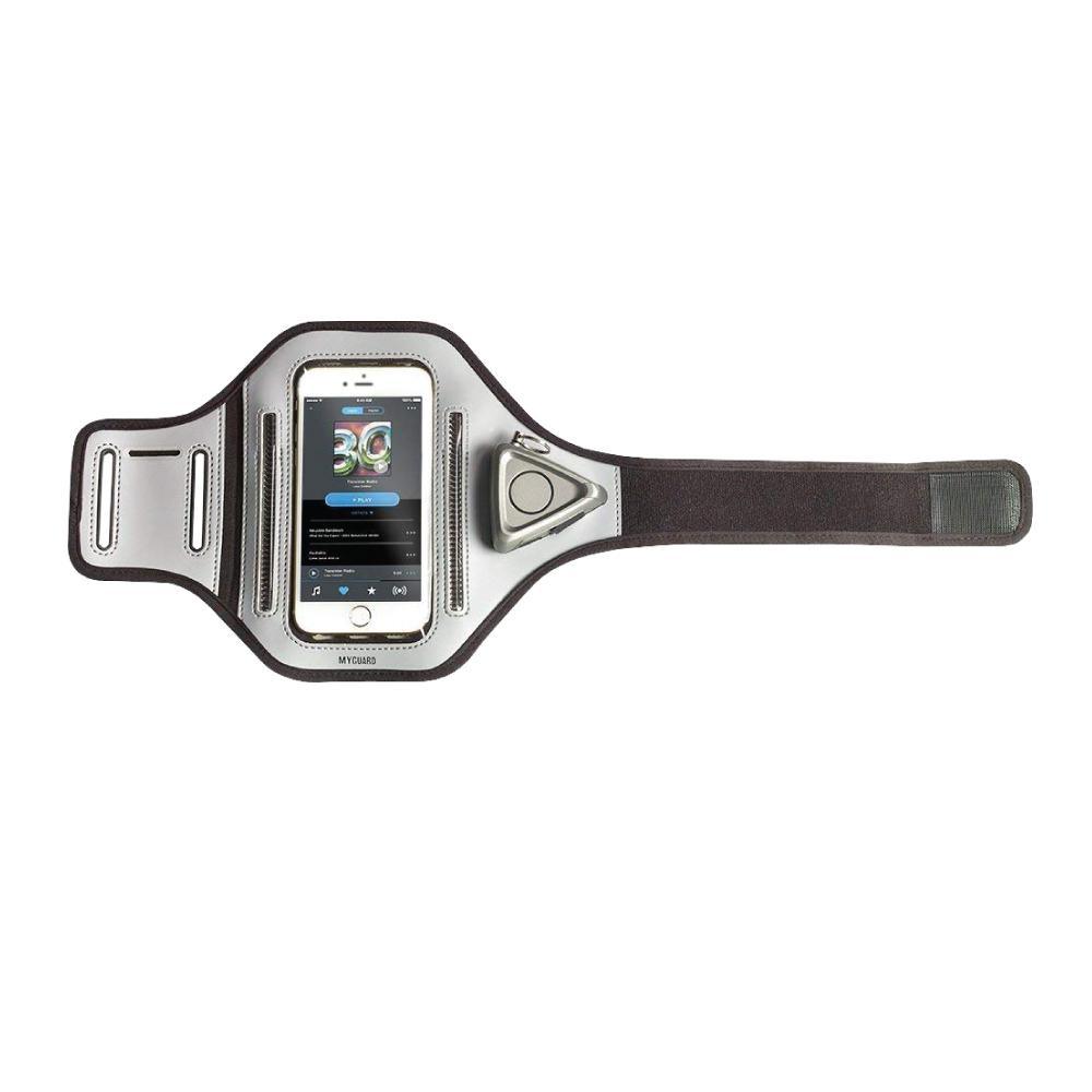 MYGUARD SPORT LED Armband & Safety Alarm w/Phone Holder - Inside The Bars