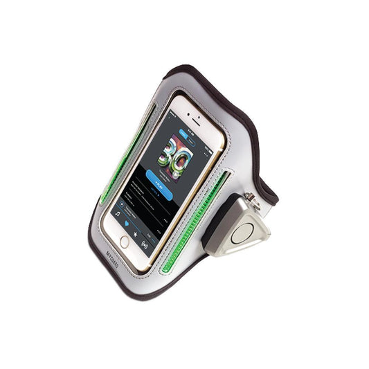 MYGUARD SPORT LED Armband & Safety Alarm w/Phone Holder - Inside The Bars