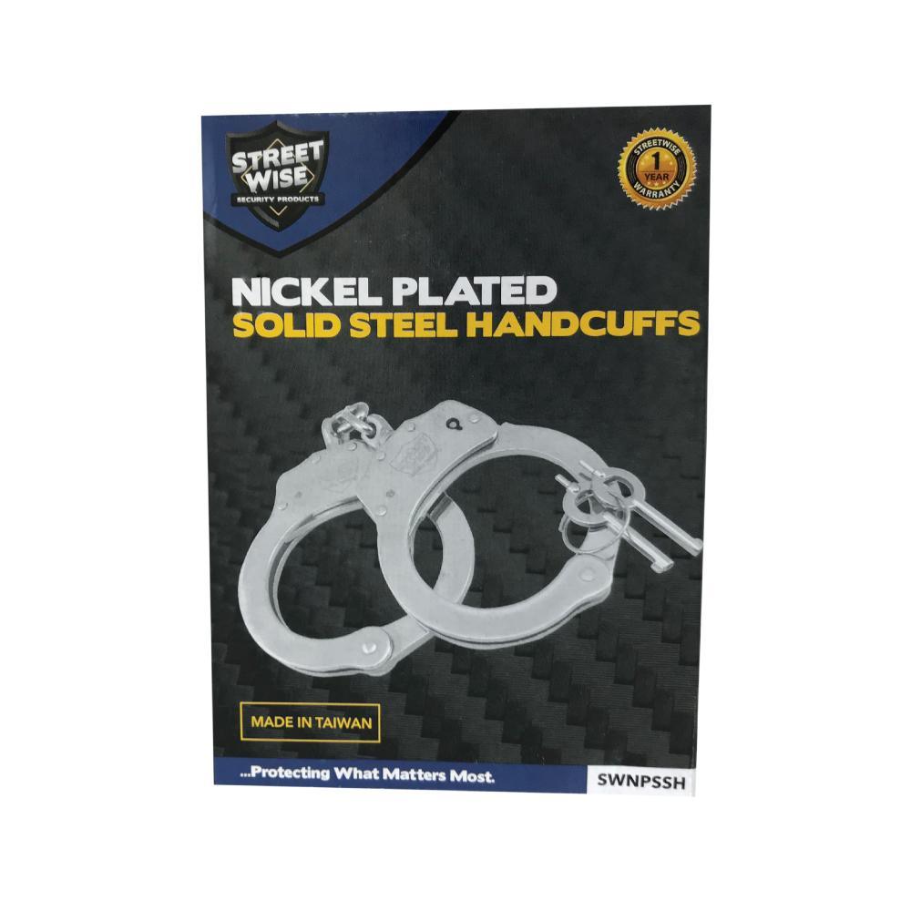 Nickel - plated Steel Handcuffs - Inside The Bars