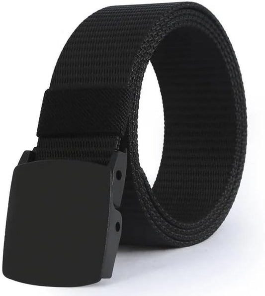 Nylon Tactical Military Men's Web Belts with Plastic Buckle 2 Pack - Inside The Bars