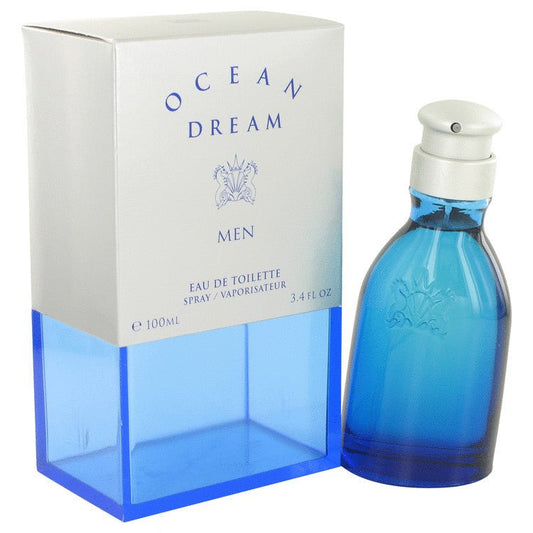 OCEAN DREAM by Designer Parfums ltd Eau De Toilette Spray 3.4 oz for Men - Inside The Bars