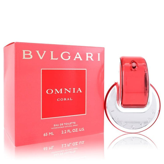 Omnia Coral by Bvlgari Eau De Toilette Spray for Women - Inside The Bars