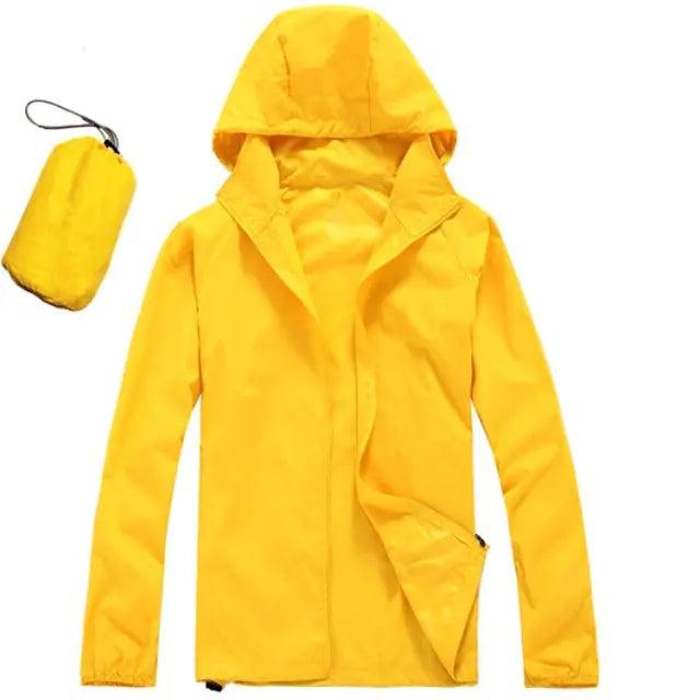 Packable Waterproof Rain Jacket - Inside The Bars