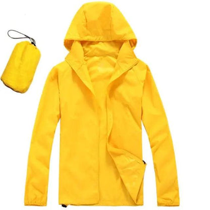 Packable Waterproof Rain Jacket - Inside The Bars